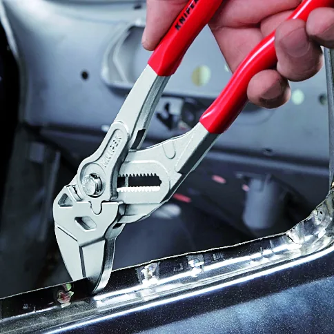 KNIPEX 86 03 150 Pliers Wrench pliers and a wrench in a single tool 150 mm chrome-plated with plastic coating chrome-plated thumbnail 5