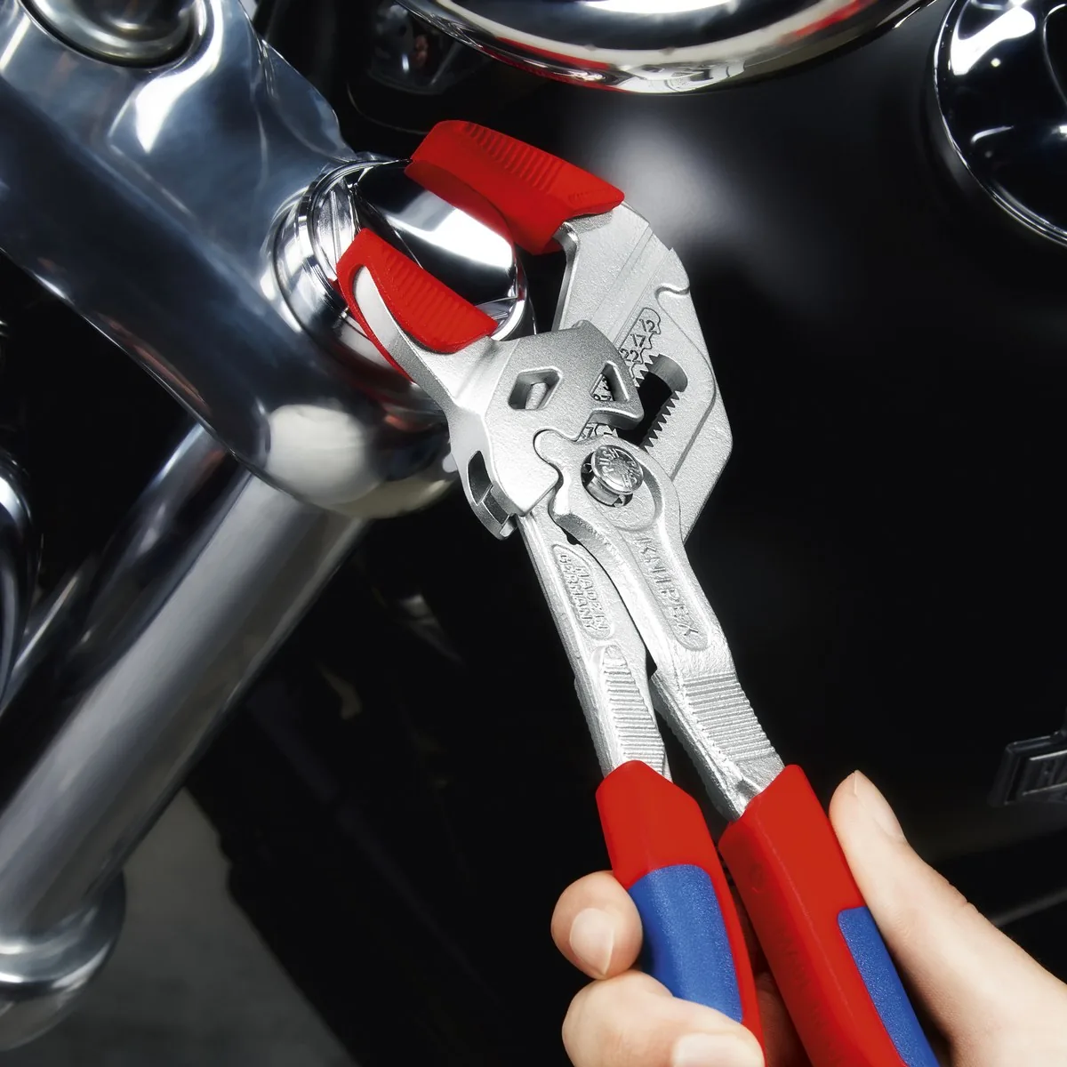 Kìm mỏ lết 10 inch KNIPEX 86 05 250 SB, đầu mạ crom thumbnail 5