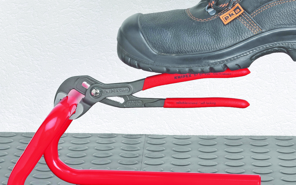 KNIPEX 87 01 250 Cobra® High-Tech Water Pump Pliers 250 mm grey atramentized with non-slip plastic coating polished thumbnail 7