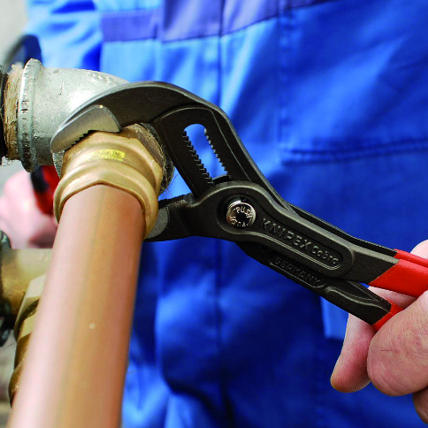 KNIPEX 87 01 250 Cobra® High-Tech Water Pump Pliers 250 mm grey atramentized with non-slip plastic coating polished thumbnail 4