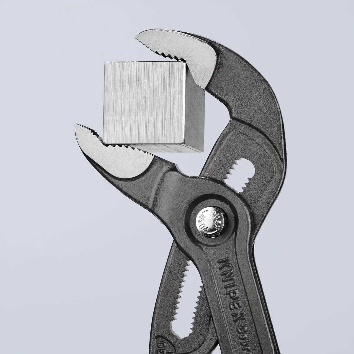 KNIPEX 87 01 300 Cobra® High-Tech Water Pump Pliers 300 mm grey atramentized with non-slip plastic coating polished thumbnail 7