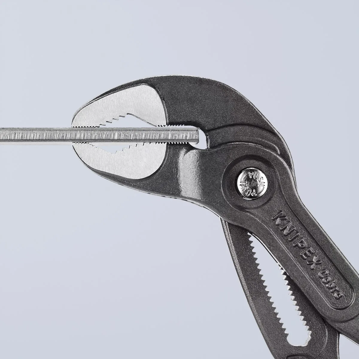 KNIPEX 87 01 300 Cobra® High-Tech Water Pump Pliers 300 mm grey atramentized with non-slip plastic coating polished thumbnail 8