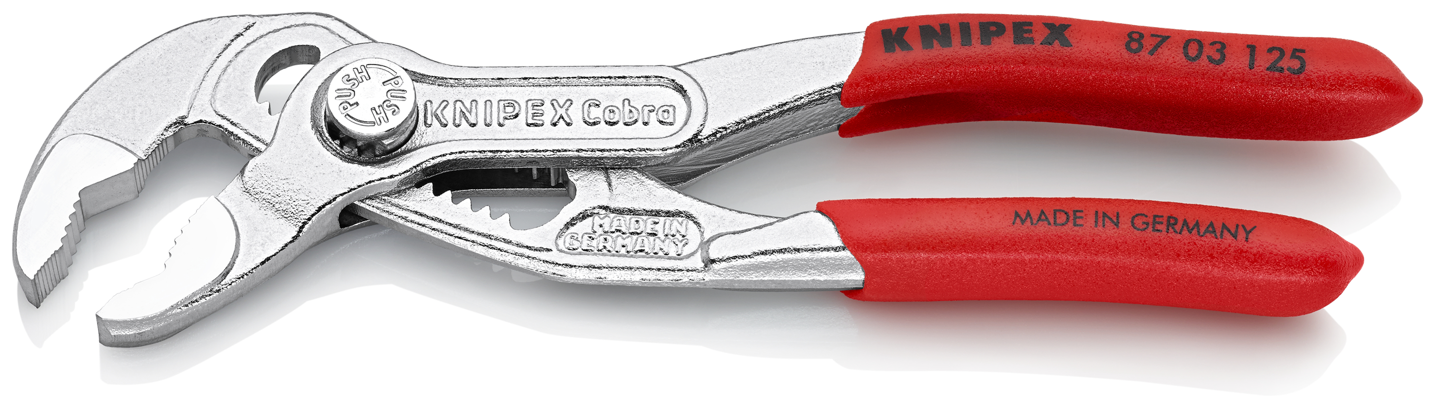 Kìm mỏ quạ KNIPEX 87 03 125 Cobra® High-Tech, mạ crom, cán bọc nhựa nhám thumbnail 2