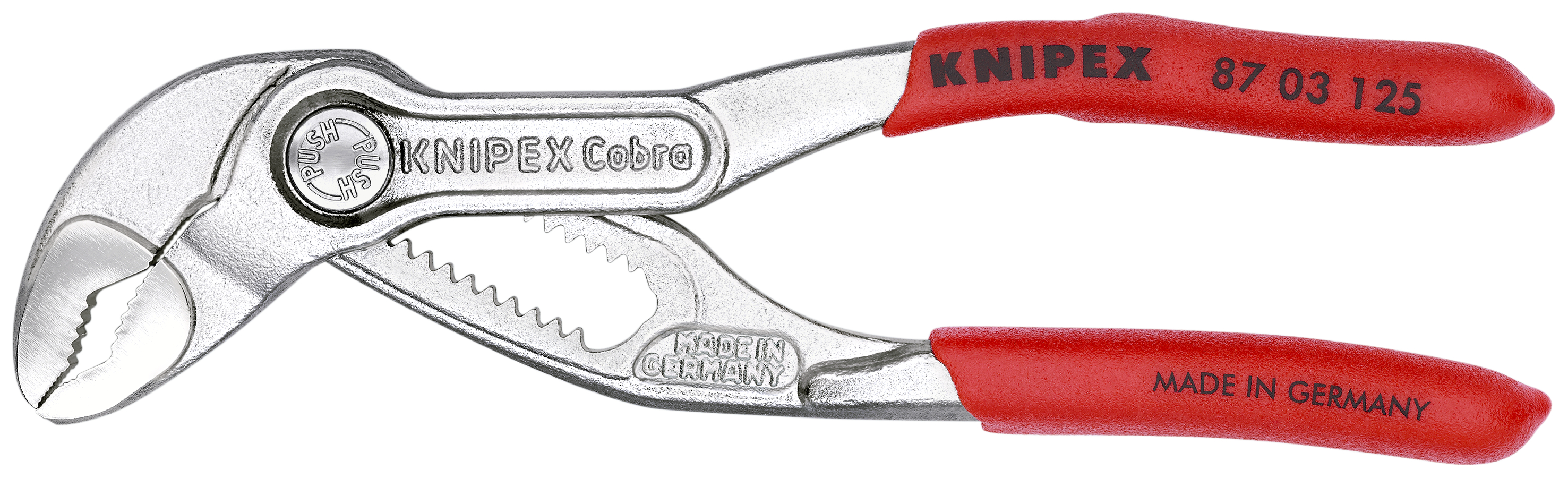 Kìm mỏ quạ KNIPEX 87 03 125 Cobra® High-Tech, mạ crom, cán bọc nhựa nhám thumbnail 3