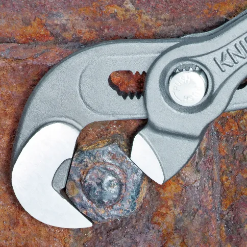 KNIPEX 87 41 250 Multiple Slip Joint Spanner 250 mm grey atramentized with non-slip plastic coating polished thumbnail 5