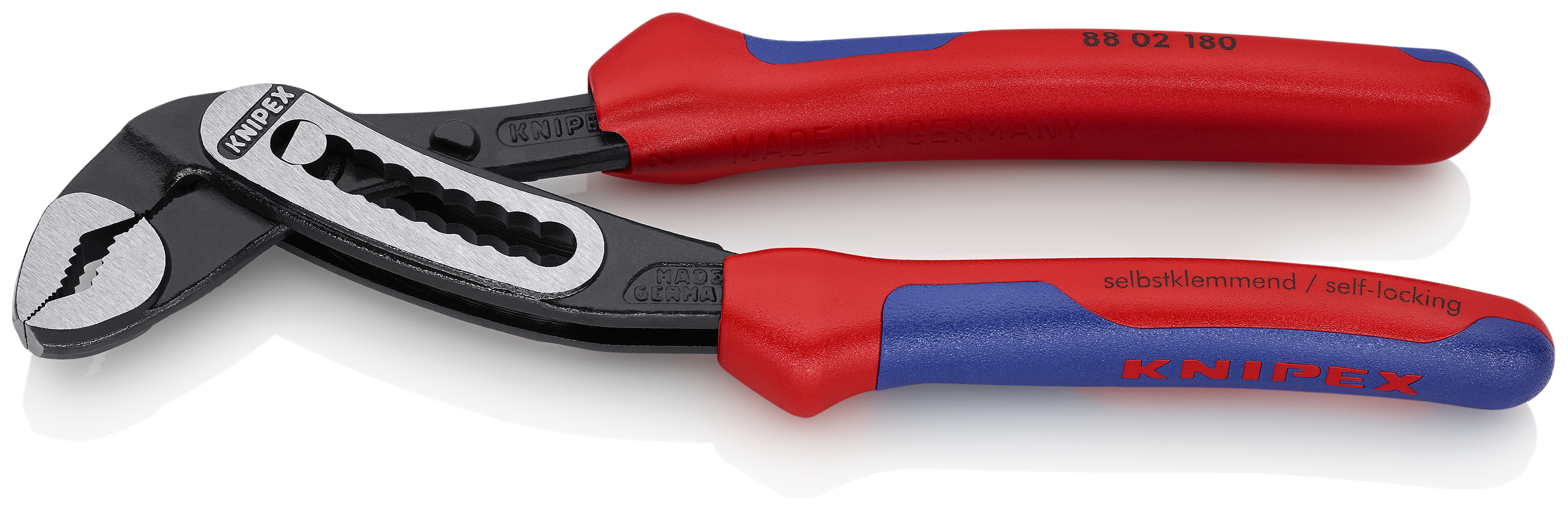 KNIPEX 88 02 180 Alligator® Water Pump Pliers 180 mm black atramentized with comfort handles polished
