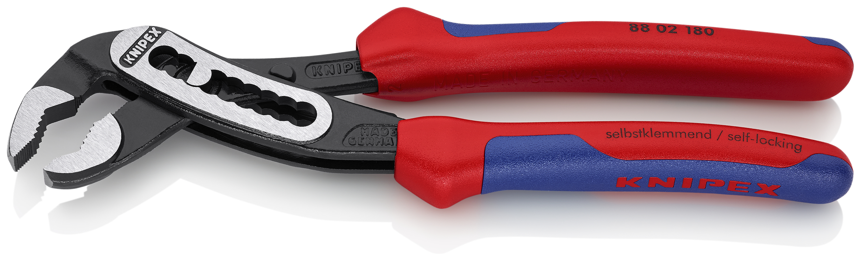 KNIPEX 88 02 180 Alligator® Water Pump Pliers 180 mm black atramentized with comfort handles polished thumbnail 2