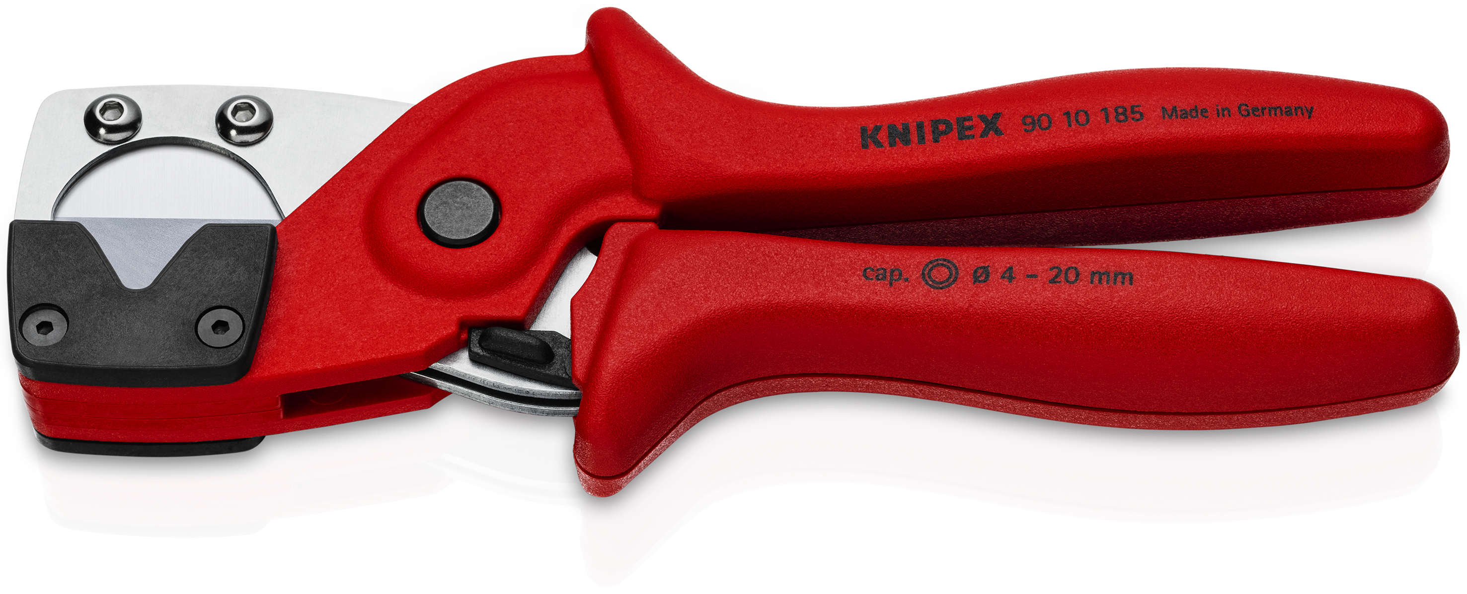 KNIPEX 90 10 185 SB Pipe cutter for multilayer and pneumatic hoses 185 mm glass fibre reinforced plastic handles thumbnail 7