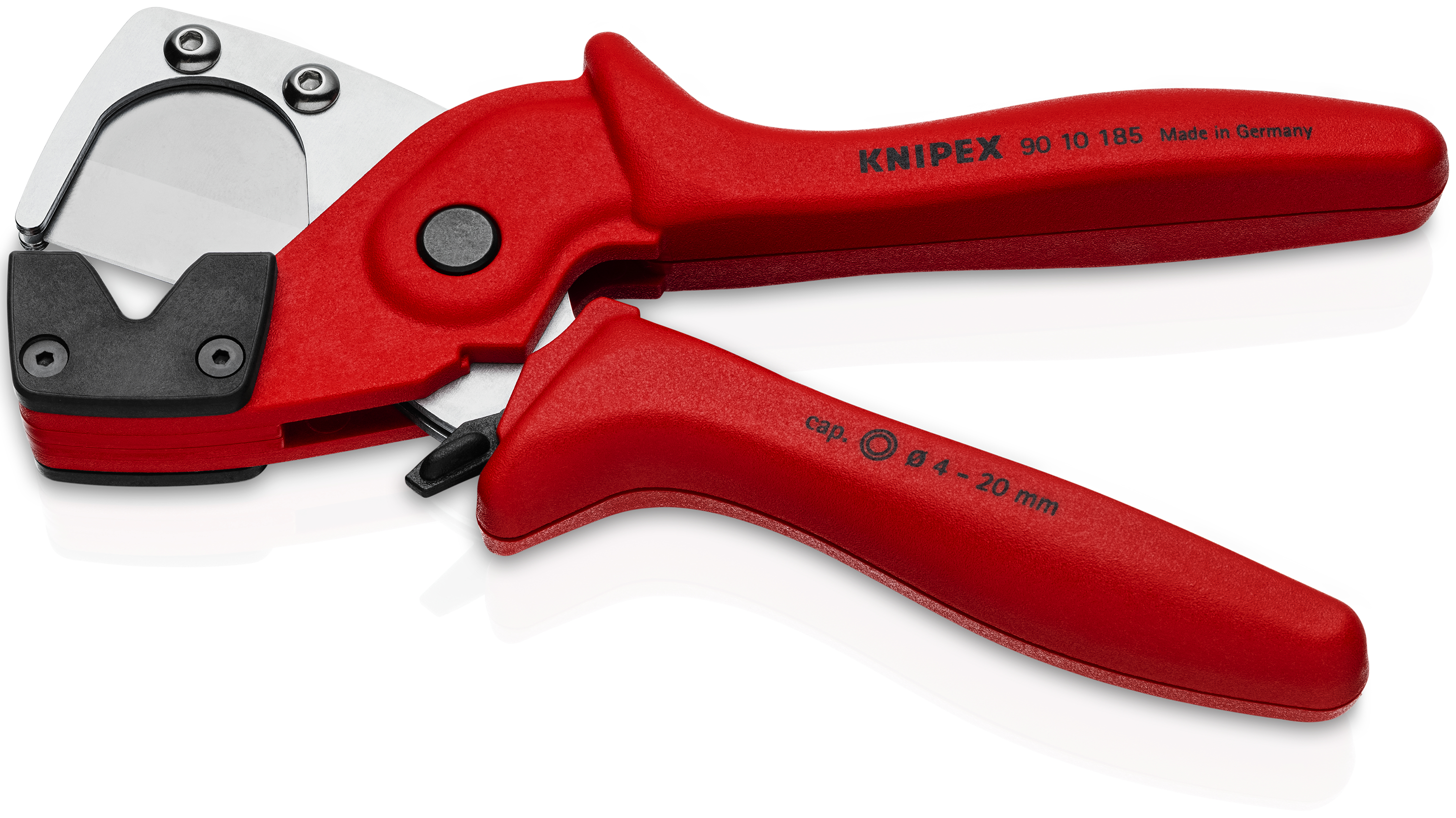 KNIPEX 90 10 185 SB Pipe cutter for multilayer and pneumatic hoses 185 mm glass fibre reinforced plastic handles thumbnail 2