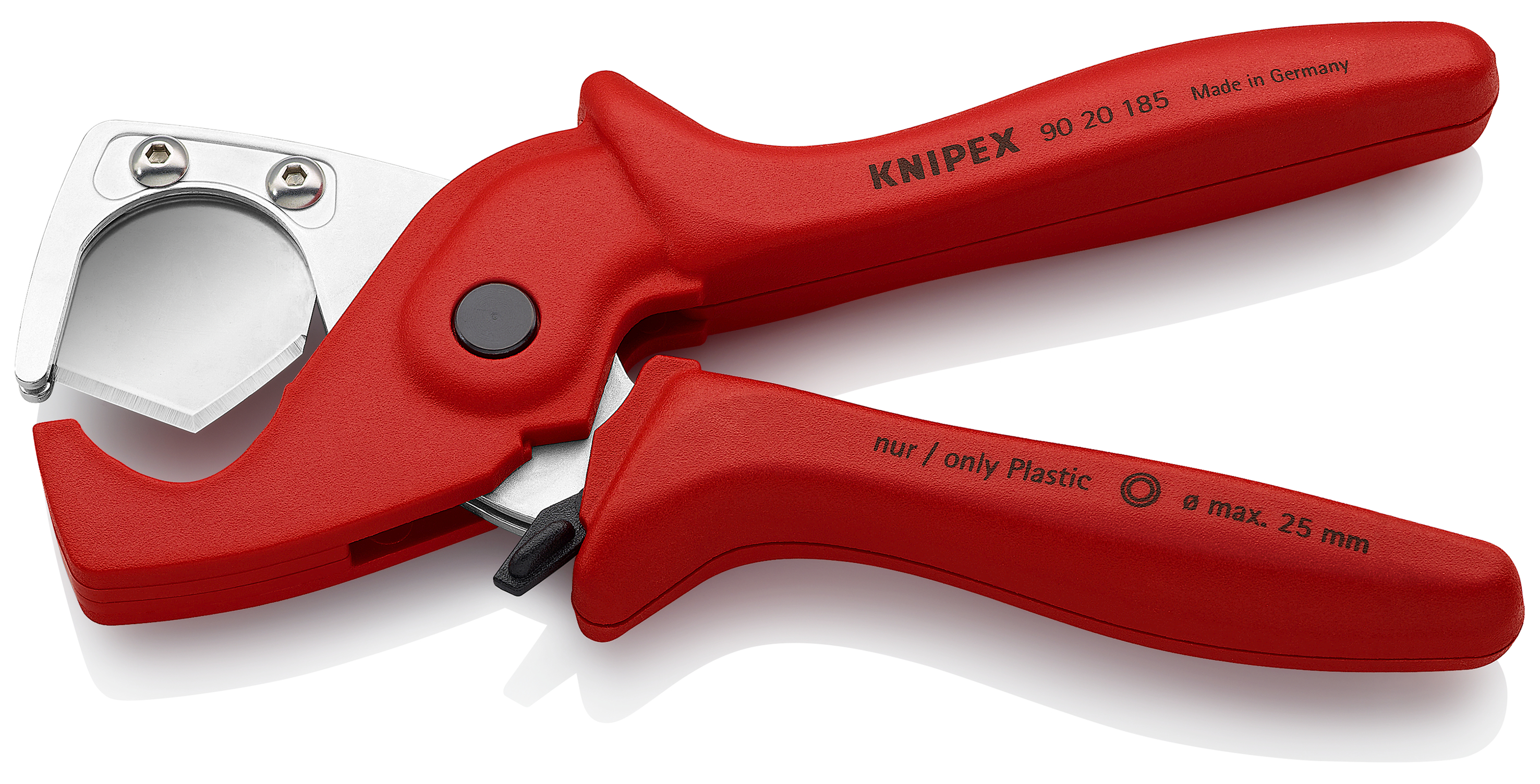 KNIPEX 90 20 185 SB PlastiCut® Cutter for flexible hoses and plastic conduit pipes 185 mm glass fibre reinforced plastic handles chrome-plated thumbnail 2