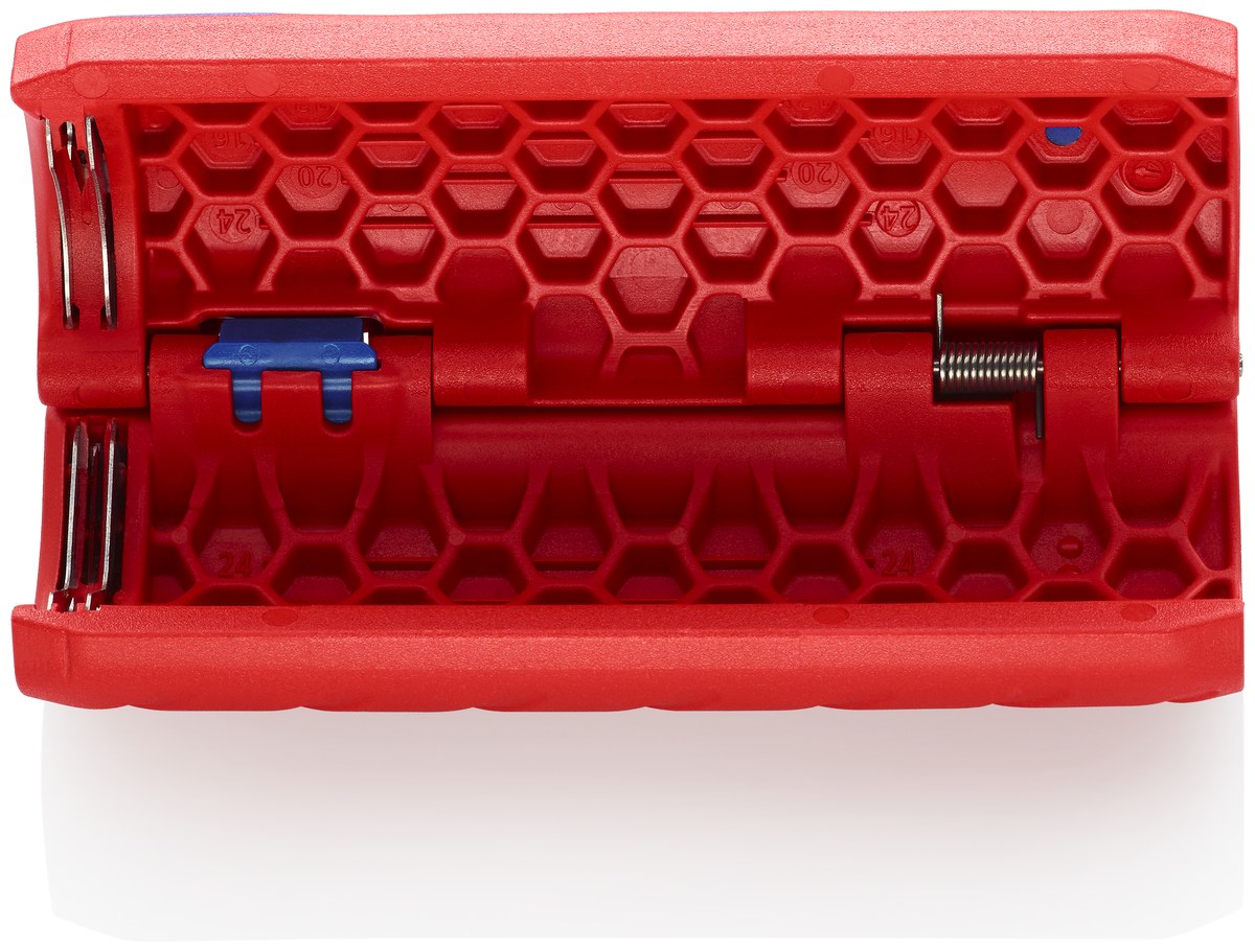 Dụng cụ cắt ống nhựa ruột gà 1/2 inch corrugated KNIPEX 90 22 01 SB đường kính từ Ø13 đến Ø32mm thumbnail 3