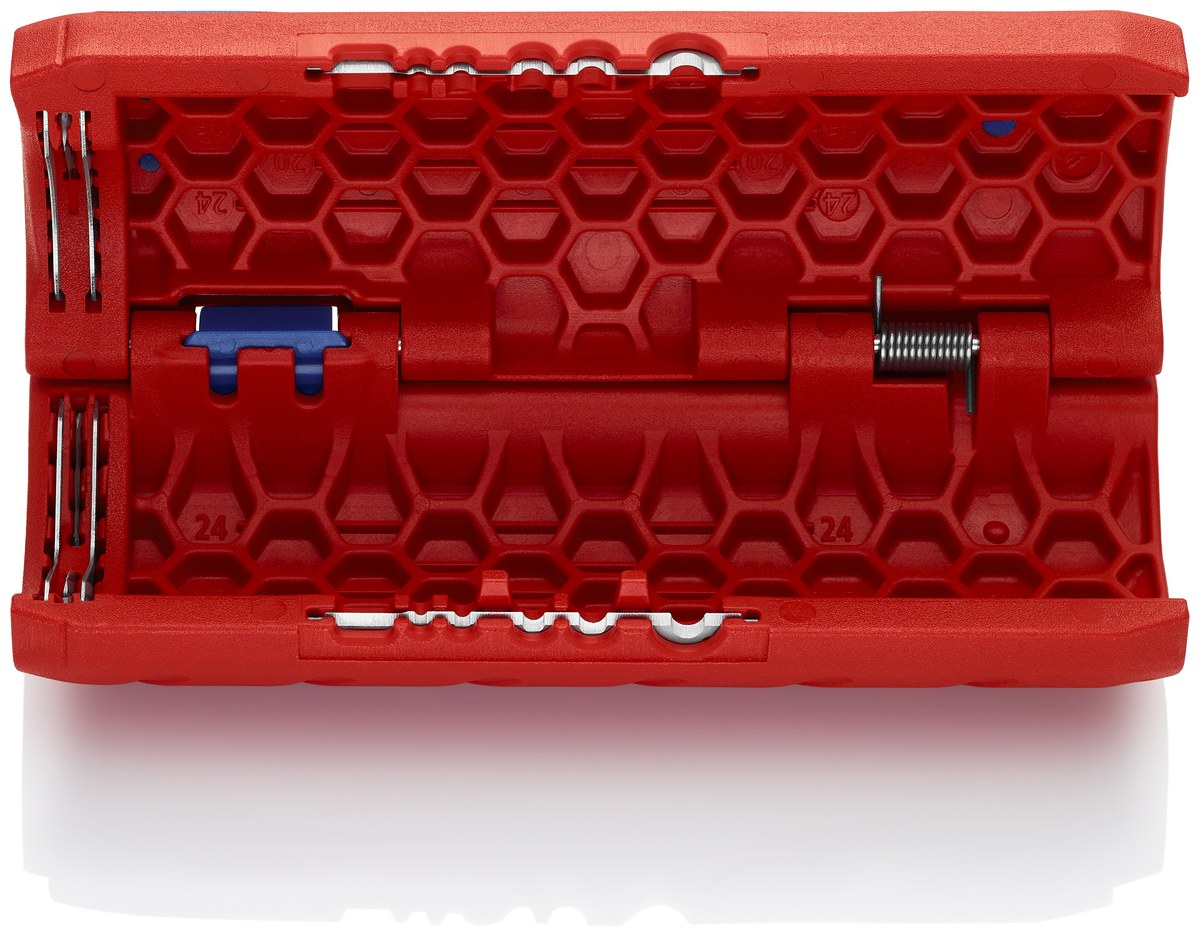 Dao cắt ống nhựa ruột gà 3/4-1 inch corrugated KNIPEX 90 22 02 SB đường kính từ Ø13 đến Ø40mm thumbnail 3