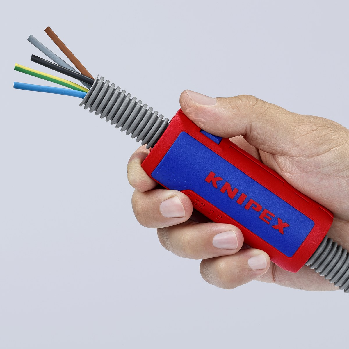 Dao cắt ống nhựa ruột gà 3/4-1 inch corrugated KNIPEX 90 22 02 SB đường kính từ Ø13 đến Ø40mm thumbnail 5