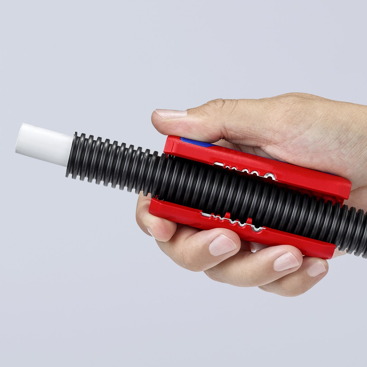 Dao cắt ống nhựa ruột gà 3/4-1 inch corrugated KNIPEX 90 22 02 SB đường kính từ Ø13 đến Ø40mm thumbnail 8