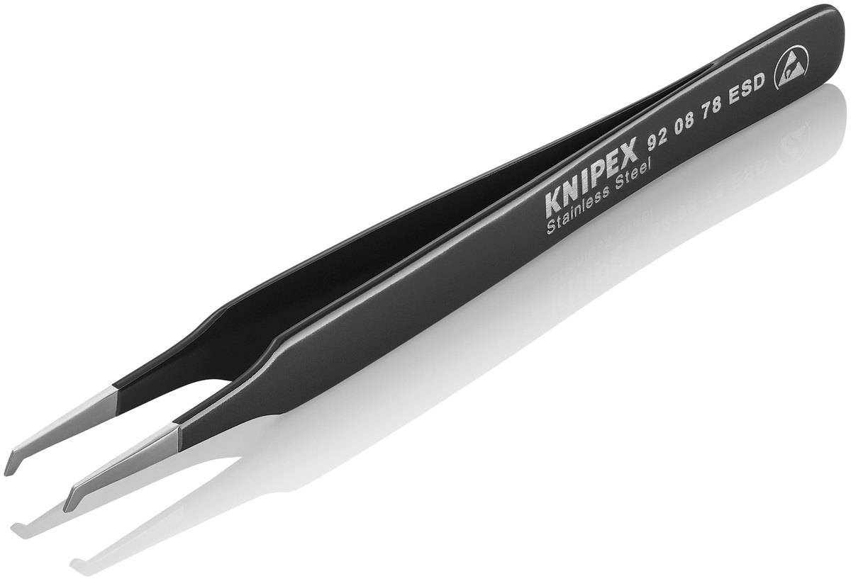 Nhíp gắp linh kiện chính xác KNIPEX 92 08 78 ESD, dài 118mm thumbnail 3