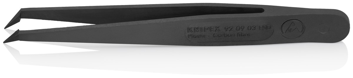 Nhíp gắp linh kiện chính xác KNIPEX 92 09 03 ESD, dài 110mm