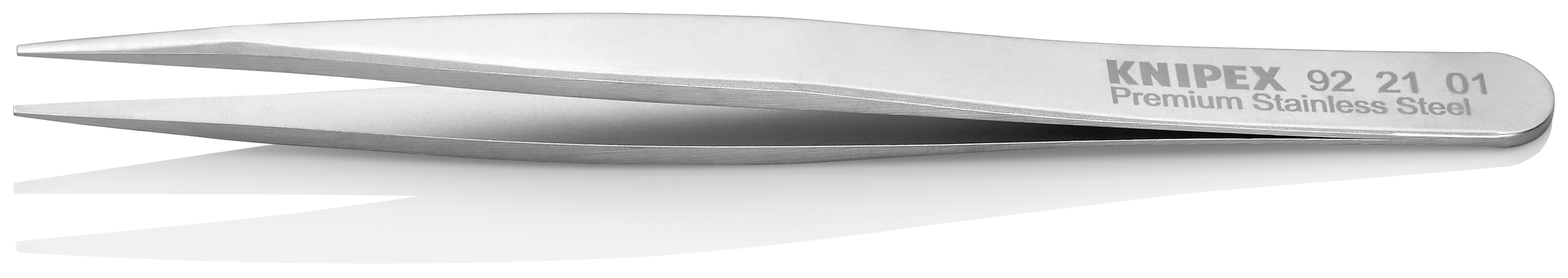 KNIPEX 92 21 01 Precision Tweezers for fine mechanics 120 mm Smooth thumbnail 2