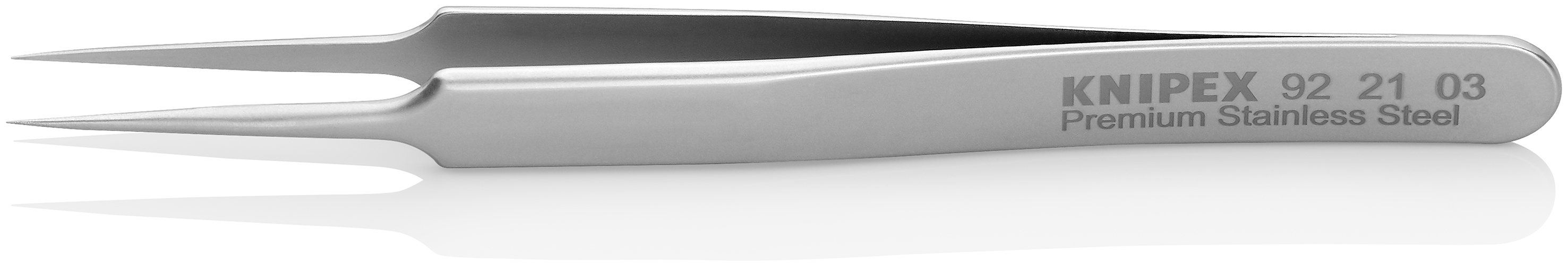 KNIPEX 92 21 03 Precision Tweezers for fine mechanics 110 mm Smooth