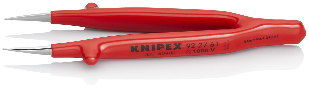 Nhíp gắp linh kiện chính xác KNIPEX 92 27 61, dài 125mm