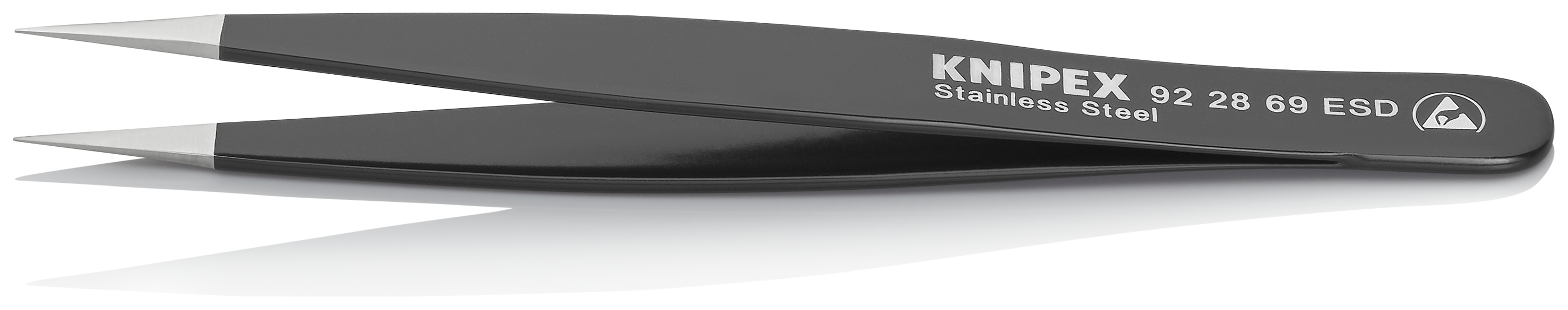 KNIPEX 92 28 69 ESD Universal Tweezers ESD 120 mm Smooth thumbnail 2