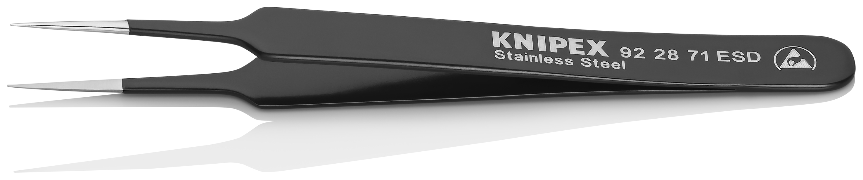 KNIPEX 92 28 71 ESD Universal Tweezers ESD 110 mm Smooth