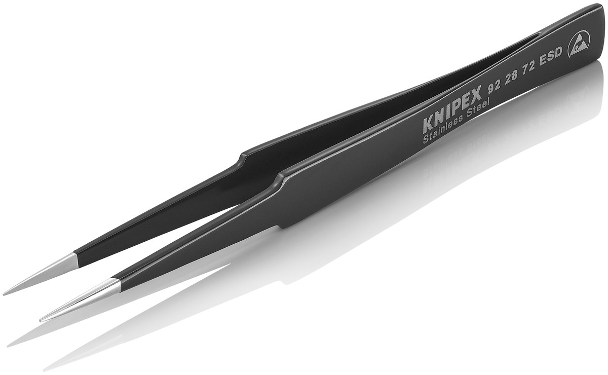 Nhíp gắp linh kiện chính xác KNIPEX 92 28 72 ESD, dài 130mm thumbnail 3