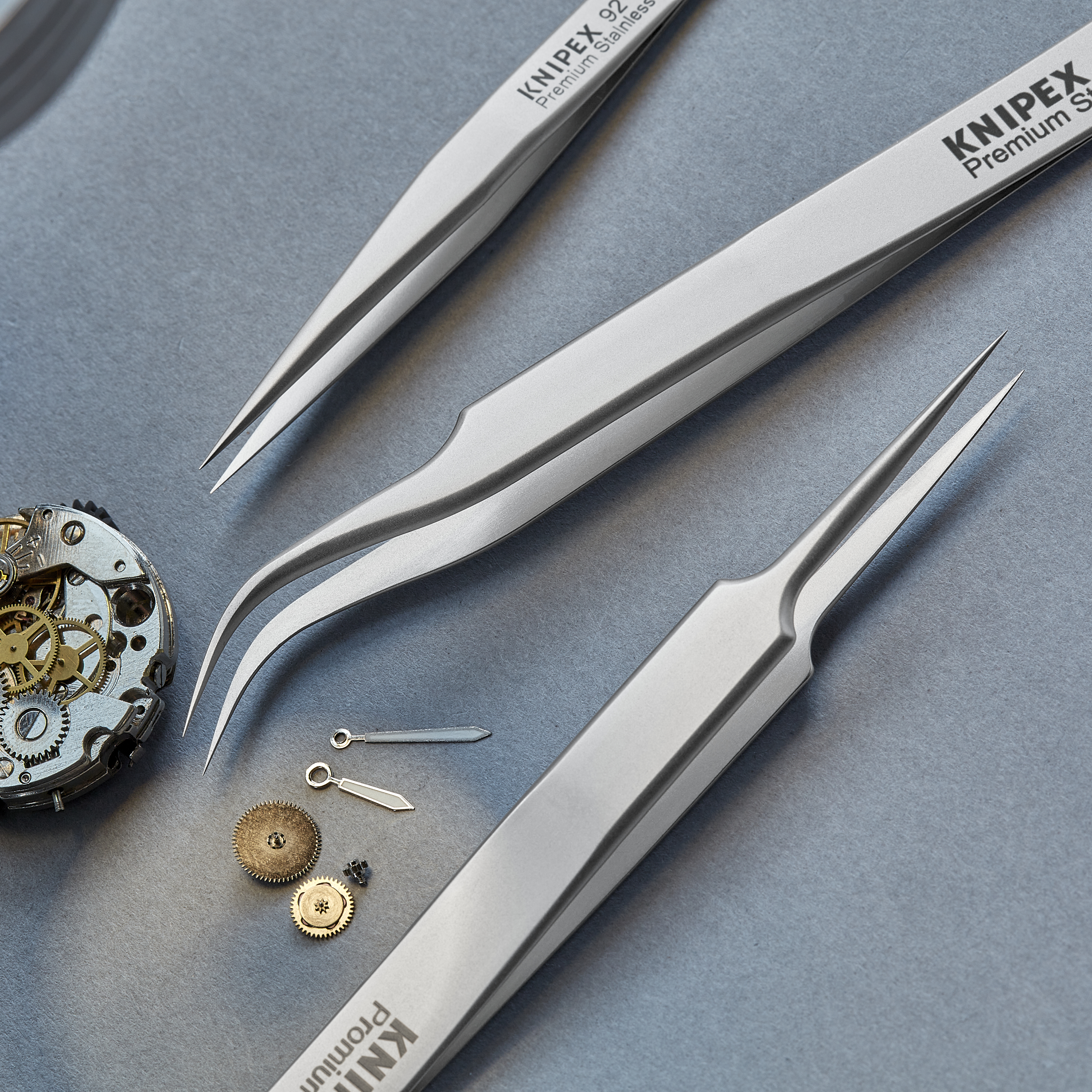 KNIPEX 92 31 01 Precision Tweezers for fine mechanics 120 mm Smooth thumbnail 3