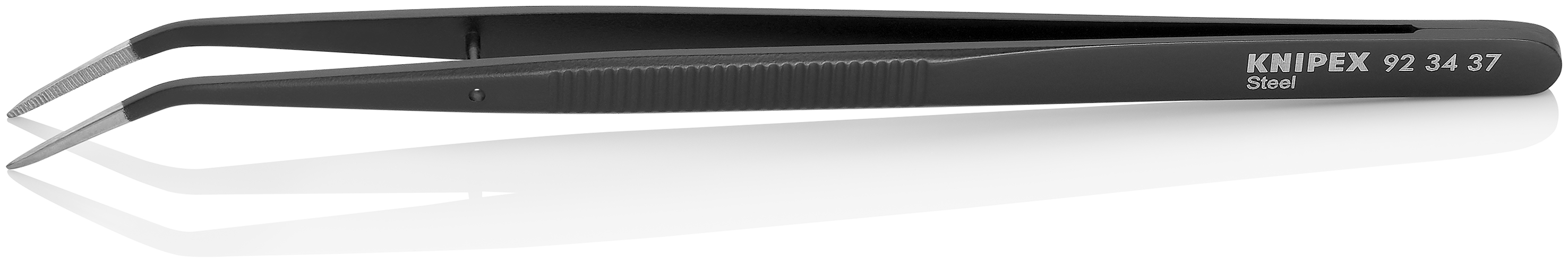 KNIPEX 92 34 37 Precision Tweezers for fine mechanics 155 mm serrated