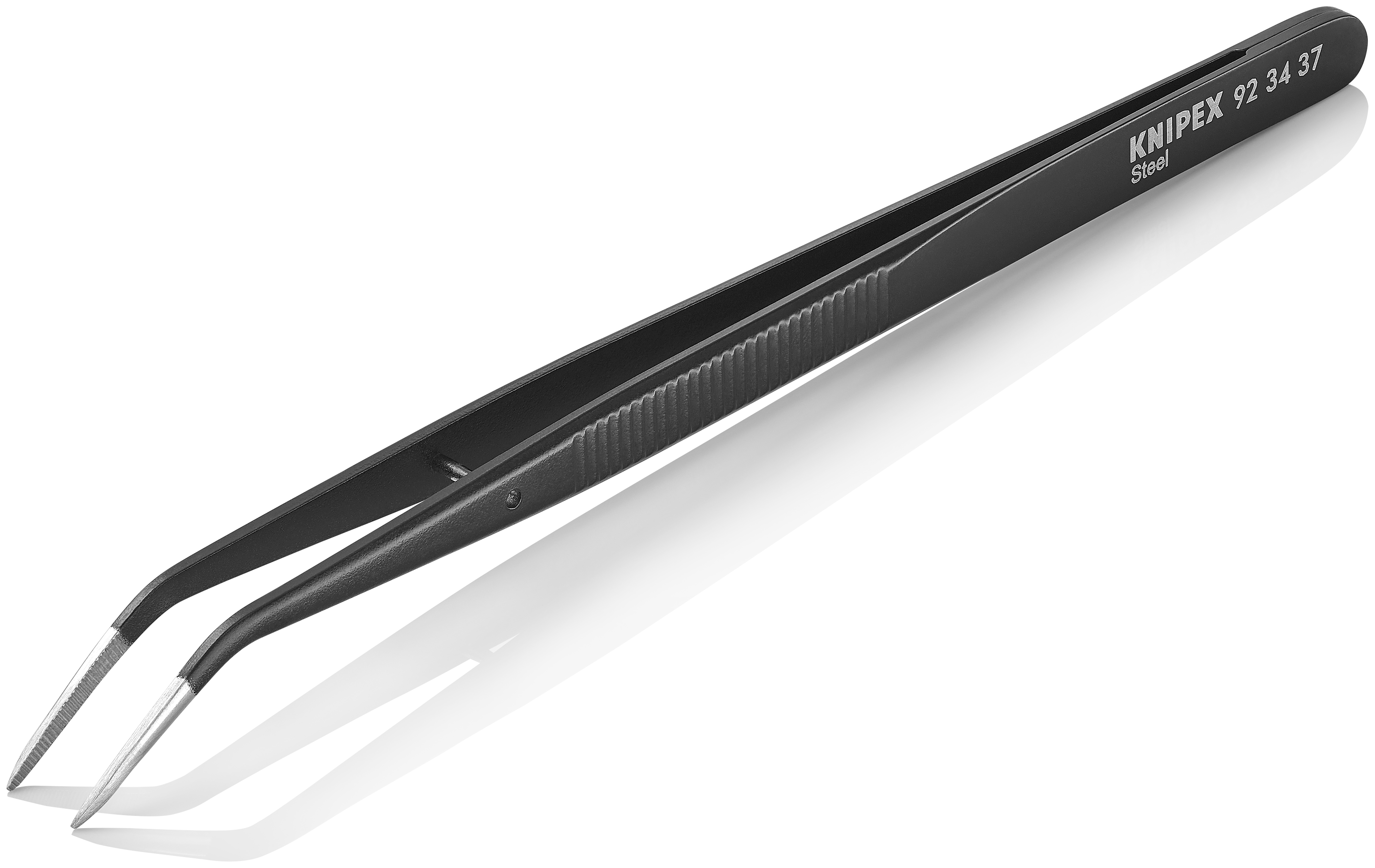 KNIPEX 92 34 37 Precision Tweezers for fine mechanics 155 mm serrated thumbnail 3