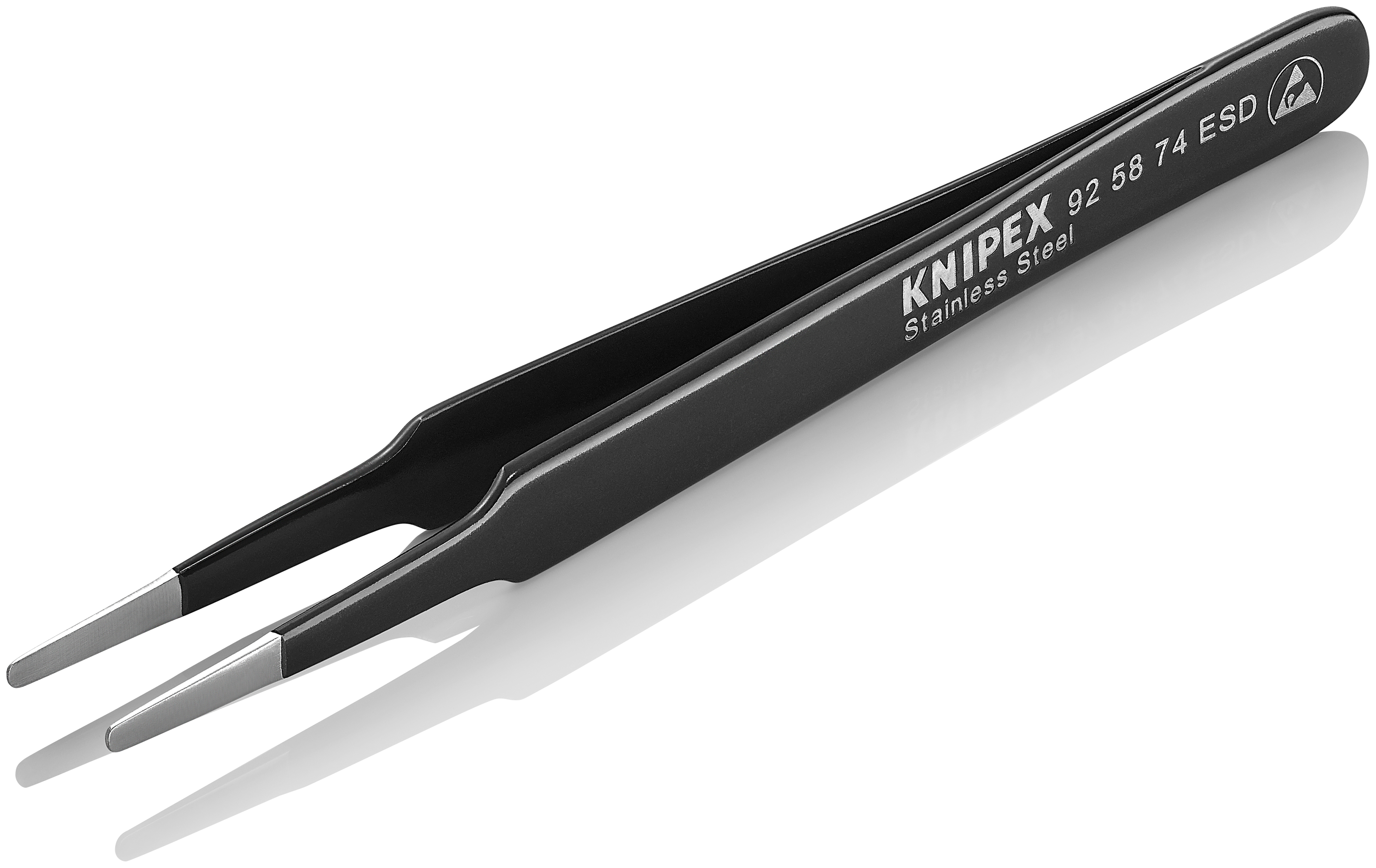 KNIPEX 92 58 74 ESD Universal Tweezers ESD 118 mm Smooth thumbnail 3