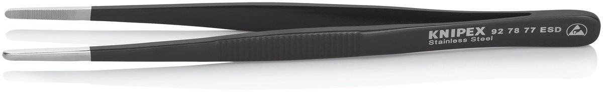 Nhíp gắp linh kiện chính xác KNIPEX 92 78 77 ESD, dài 145mm