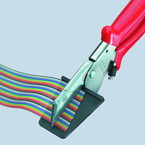 Kéo cắt cáp băng (ribbon cable) dài 215mm — cáp rộng tới 200mm KNIPEX 94 15 215 EAN thumbnail 3