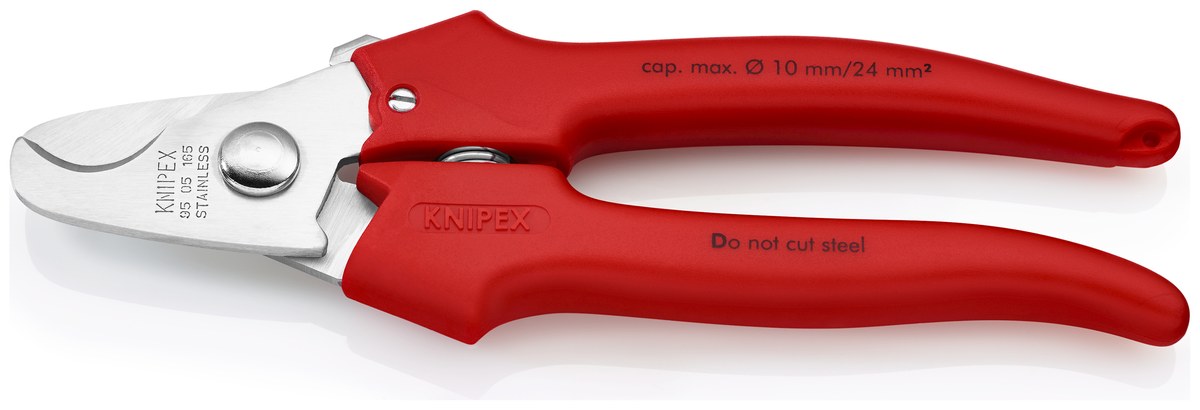 Kéo cắt thợ điện đa năng KNIPEX 95 05 165 SB, dài 165mm