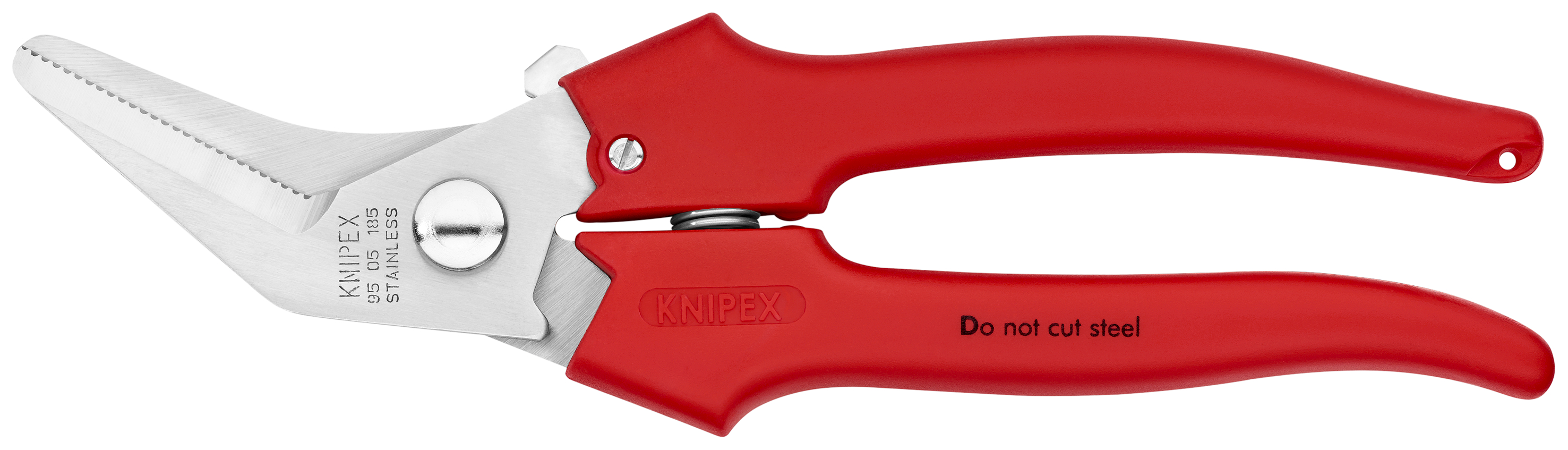 KNIPEX 95 05 185 Combination Shears 185 mm plastic coated polished