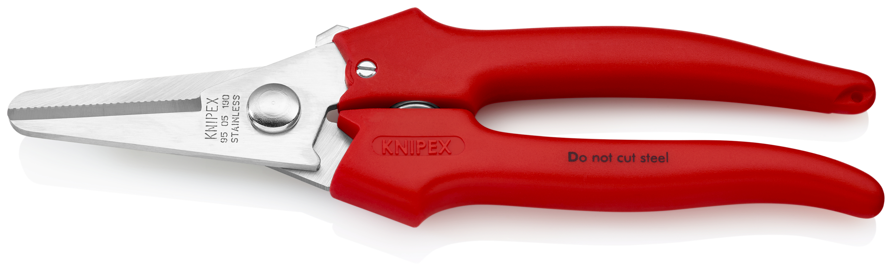 KNIPEX 95 05 190 SB Combination Shears 190 mm plastic coated polished