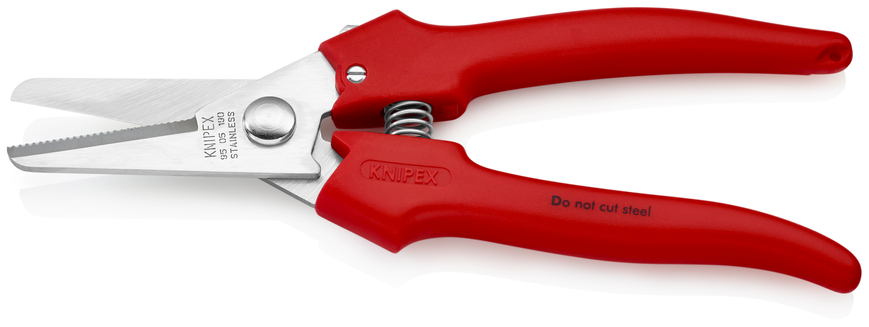 KNIPEX 95 05 190 SB Combination Shears 190 mm plastic coated polished thumbnail 2