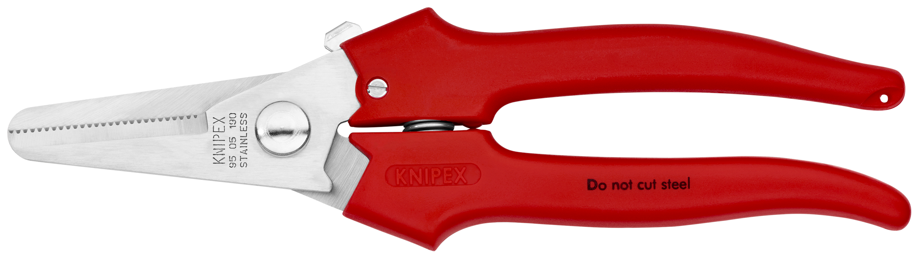 KNIPEX 95 05 190 SB Combination Shears 190 mm plastic coated polished thumbnail 3