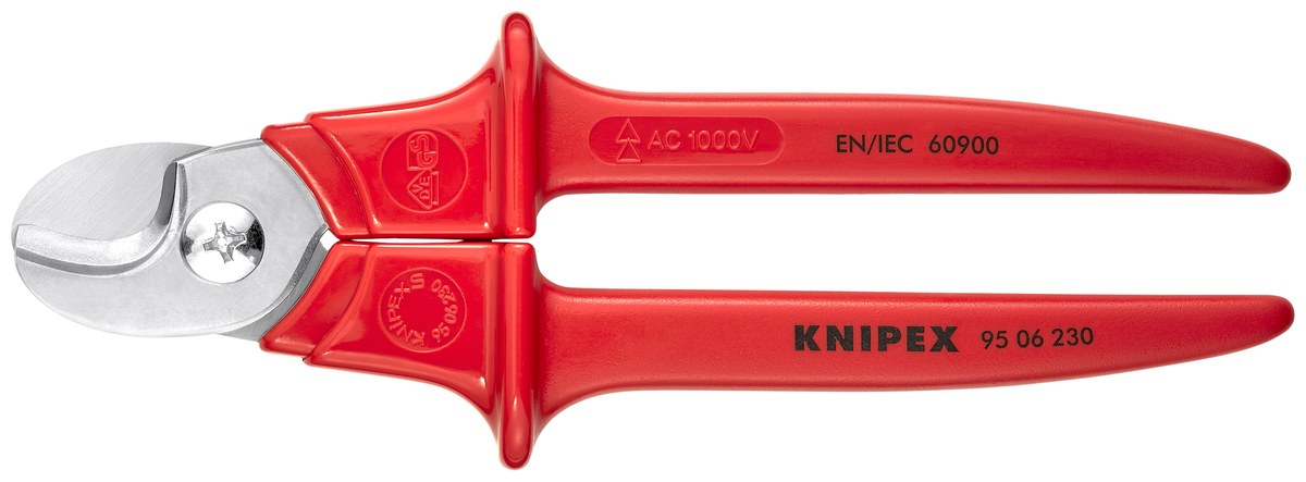 Kéo cắt cáp KNIPEX 95 06 230 SB, dài 230mm