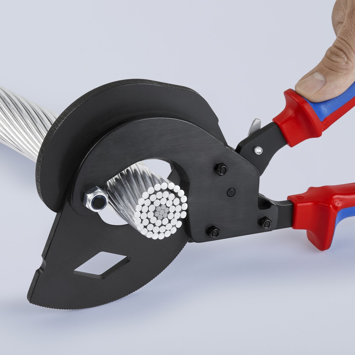 Kìm cắt cáp ACSR KNIPEX 95 32 340 SR, dài 340mm thumbnail 2