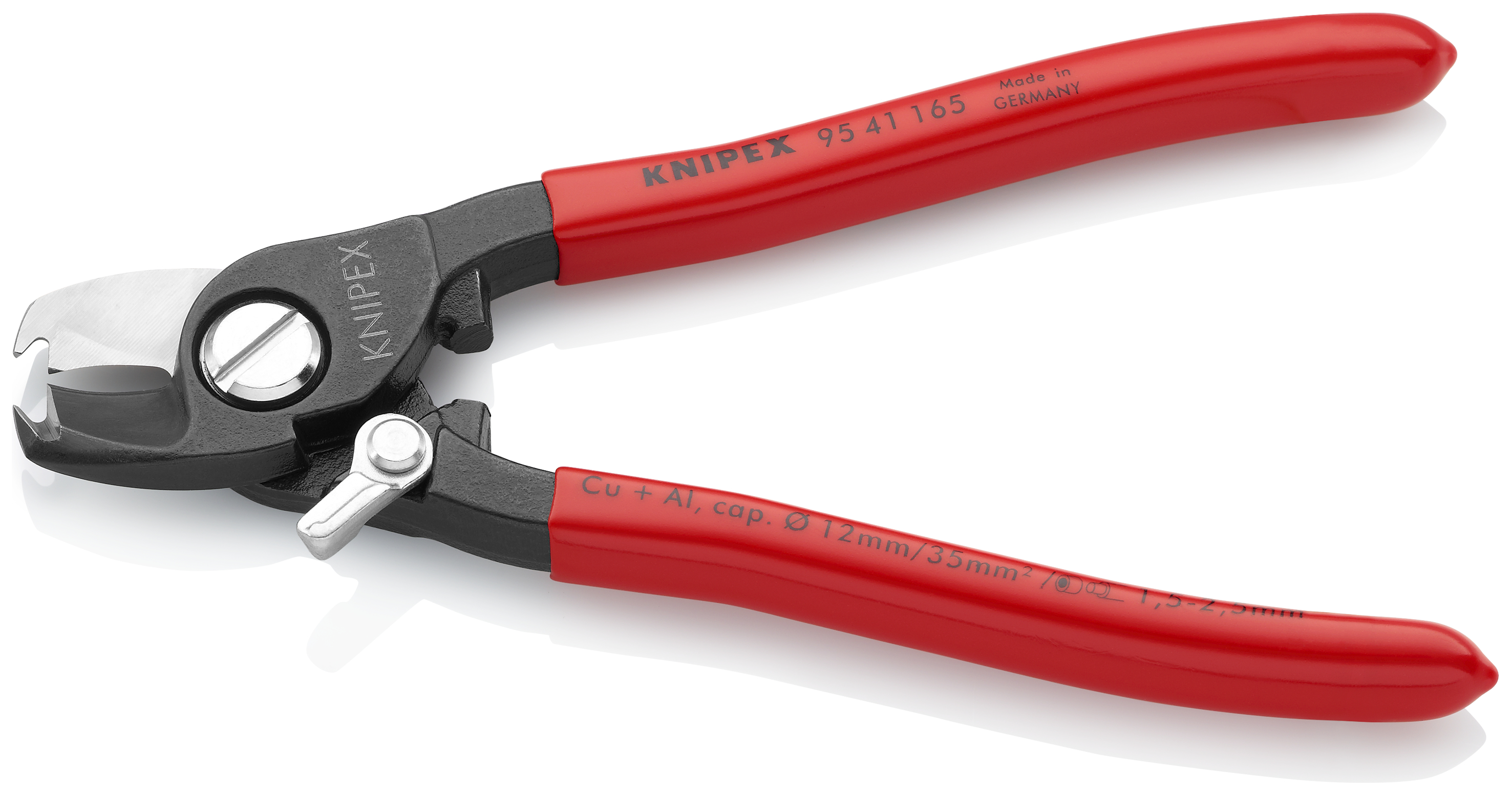 KNIPEX 95 41 165 Cable Shears 165 mm burnished with plastic coating thumbnail 2