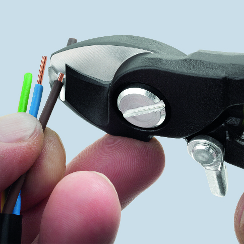 KNIPEX 95 41 165 Cable Shears 165 mm burnished with plastic coating thumbnail 3