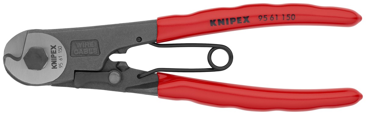 Kìm cắt cáp thép KNIPEX 95 61 150, dài 150mm thumbnail 4