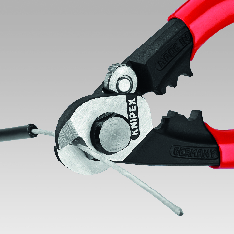 Kìm cắt cáp thép KNIPEX 95 61 190 SB, dài 190mm thumbnail 5