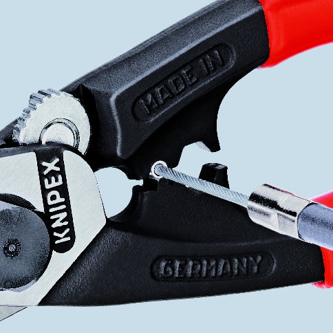 Kìm cắt cáp thép KNIPEX 95 62 190, dài 190mm thumbnail 3