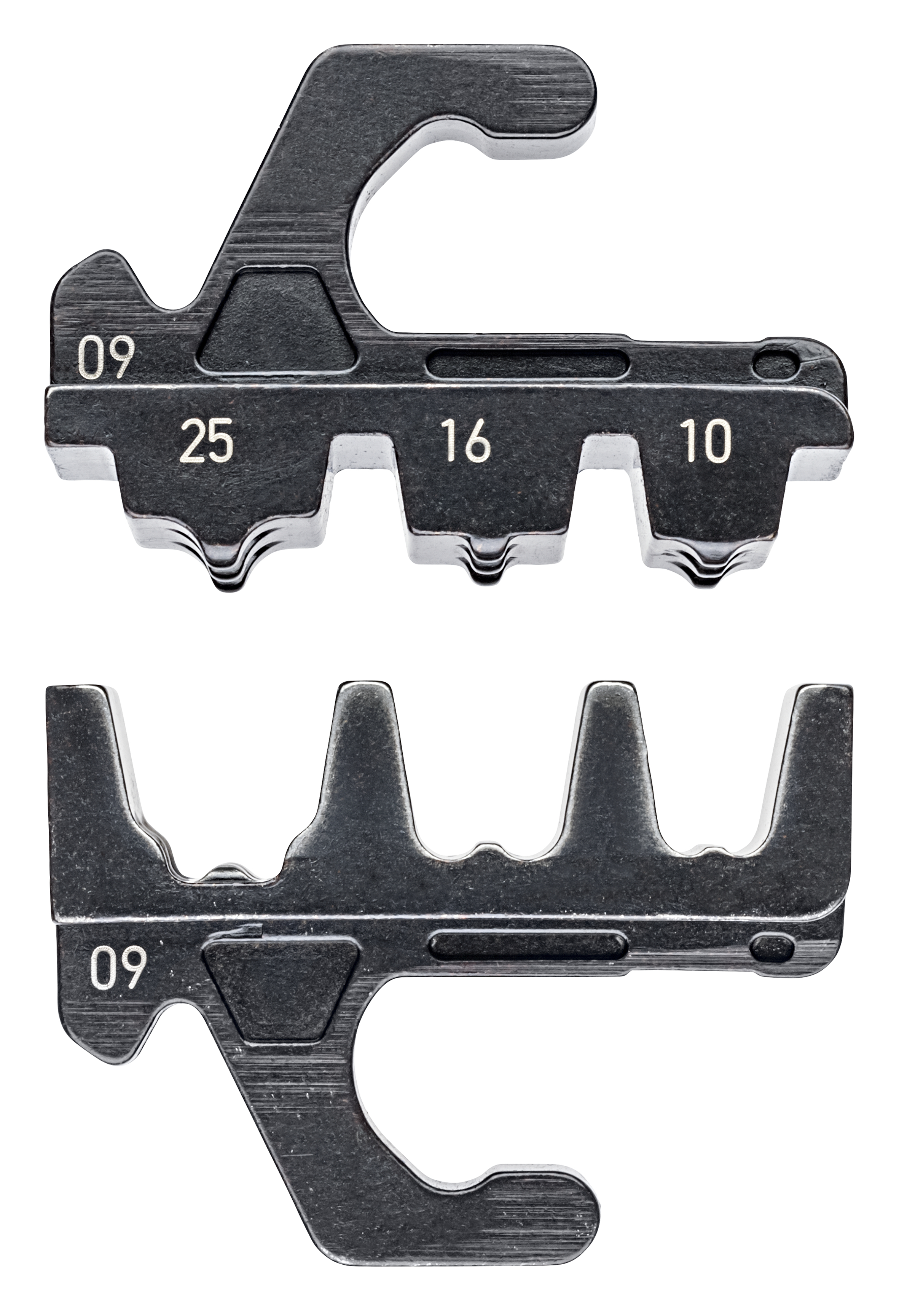 KNIPEX 97 39 09 Crimping die for insulated and non-insulated wire ferrules 10 / 16 / 25 mm²
