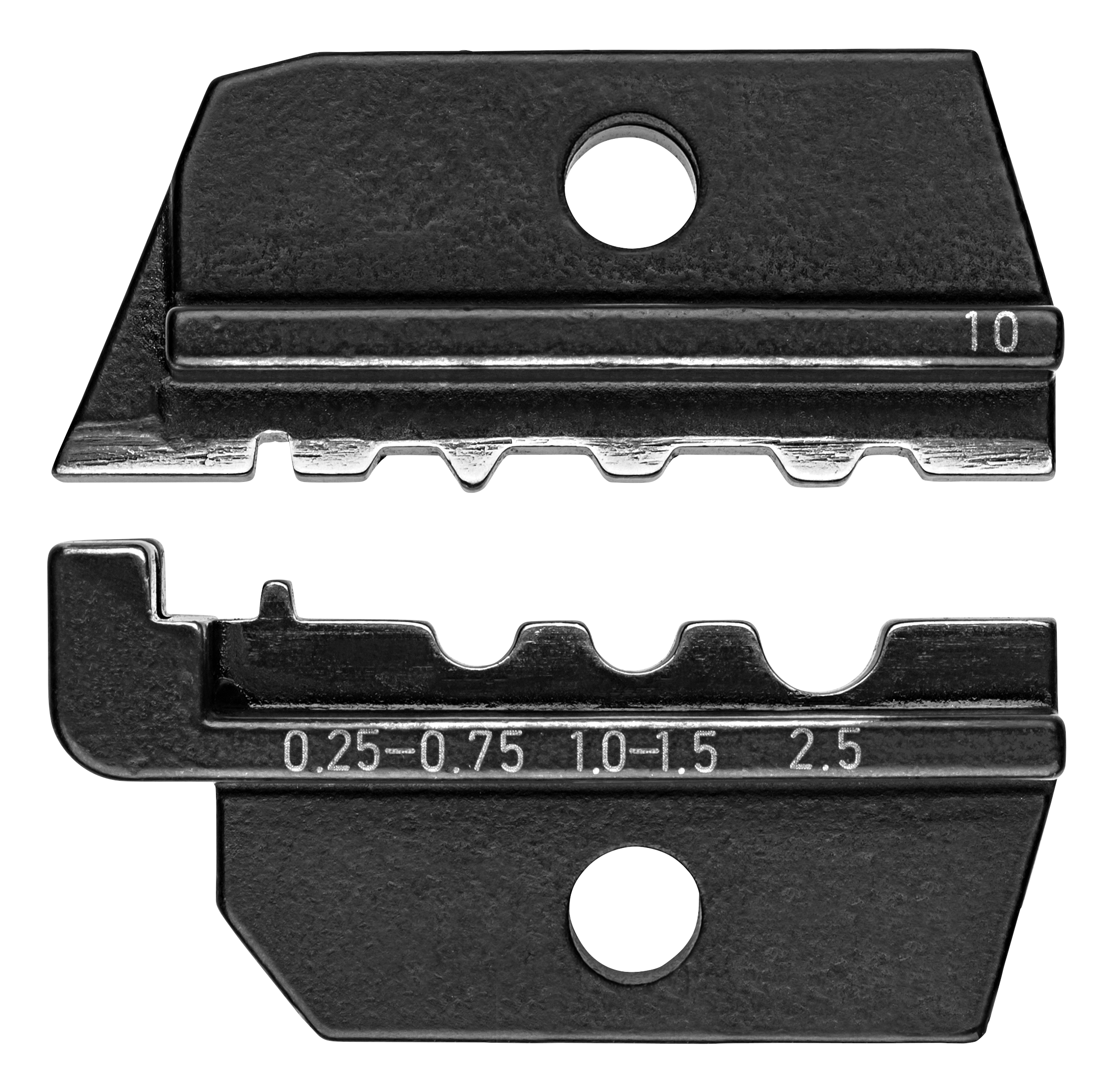KNIPEX 97 49 10 Crimping die for non-insulated tube and crimp cable lugs and non-insulated butt and crimp connectors in accordance with DIN 46341