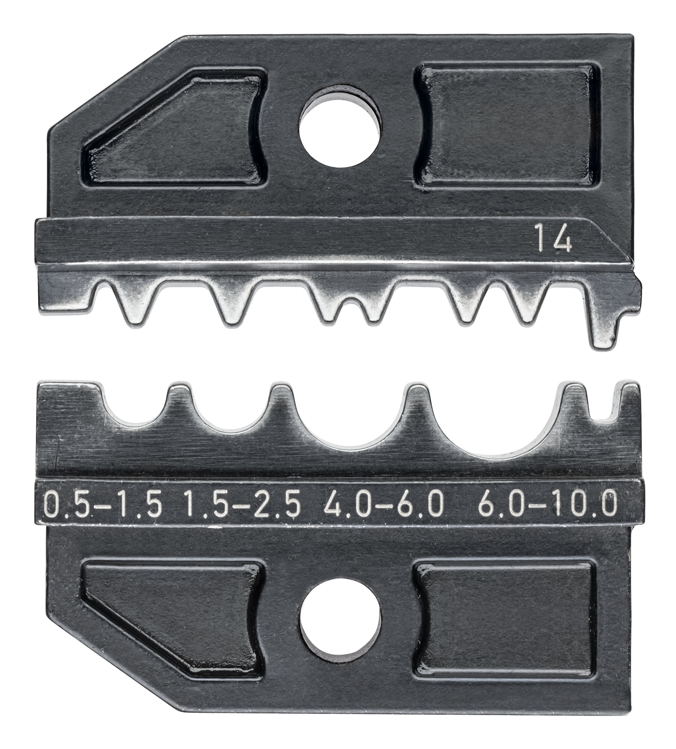 KNIPEX 97 49 14 Crimping die for non-insulated tube and crimp cable lugs and non-insulated butt and crimp connectors in accordance with DIN 46341