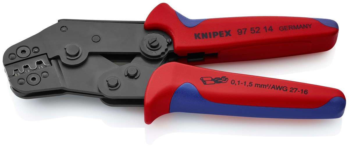 Kìm bấm cos PreciForce KNIPEX 97 52 14, dài 195mm thumbnail 4