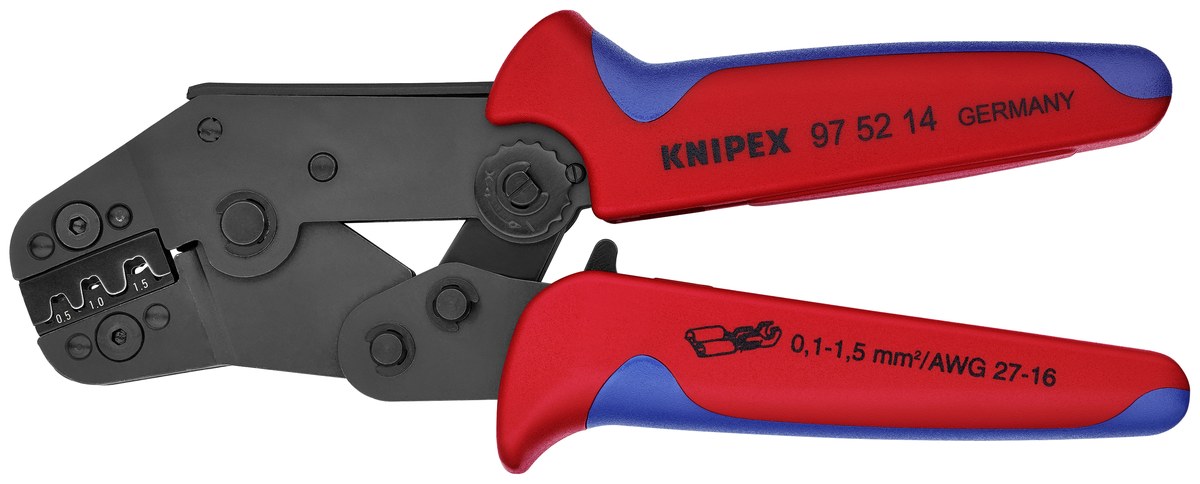 Kìm bấm cos PreciForce KNIPEX 97 52 14, dài 195mm