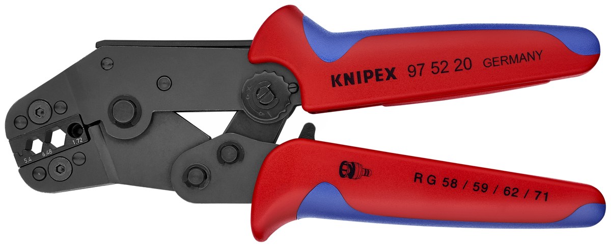 Kìm bấm cos PreciForce KNIPEX 97 52 20, dài 195mm